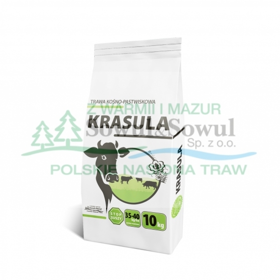 Mieszanka kośno-pastwiskowa KRASULA na gleby optymalnie wilgotne i okresowo posuszne 10 kg