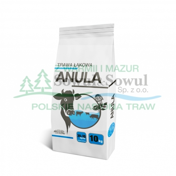 Mieszanka kośna ANULA PREMIUM na gleby torfowe i wilgotne 10 kg