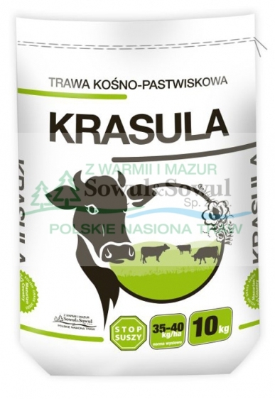 Mieszanka kośno-pastwiskowa KRASULA PREMIUM na gleby optymalnie wilgotne 10 kg